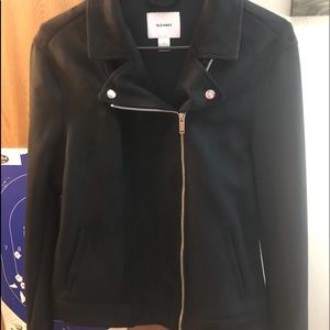 New! Black Suede Jacket -finale price please